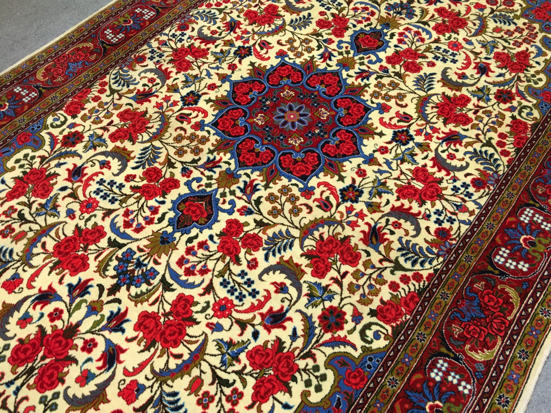 Bidjar Sherkat Farsh Rosenbidjar 257 × 154 cm – Wolle | 08431