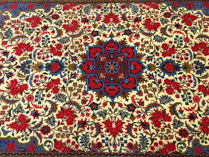 Bidjar Sherkat Farsh Rosenbidjar 257 × 154 cm – Wolle | 08431