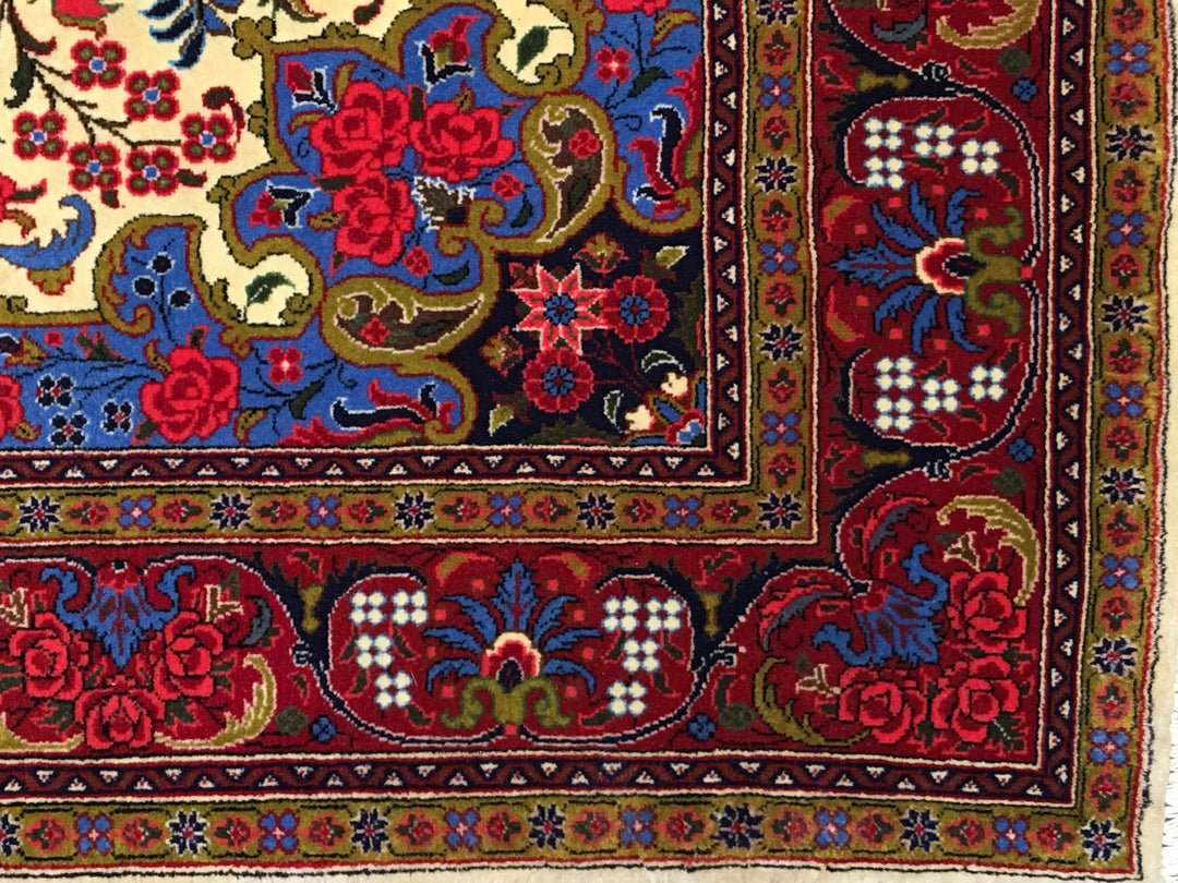Bidjar Sherkat Farsh Rosenbidjar 257 × 154 cm – Wolle | 08431