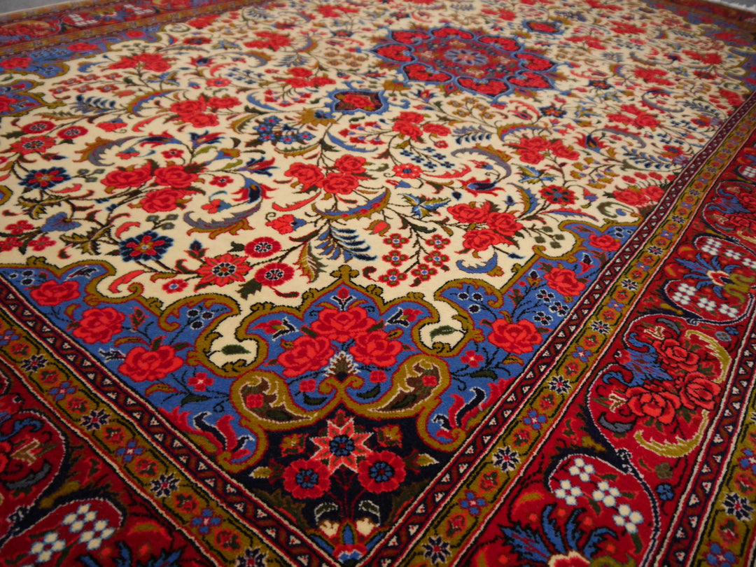 Bidjar Sherkat Farsh Rosenbidjar 257 × 154 cm – Wolle | 08431