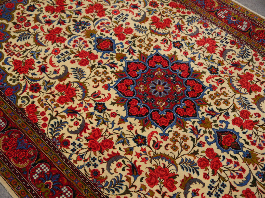 Bidjar Sherkat Farsh Rosenbidjar 257 × 154 cm – Wolle | 08431
