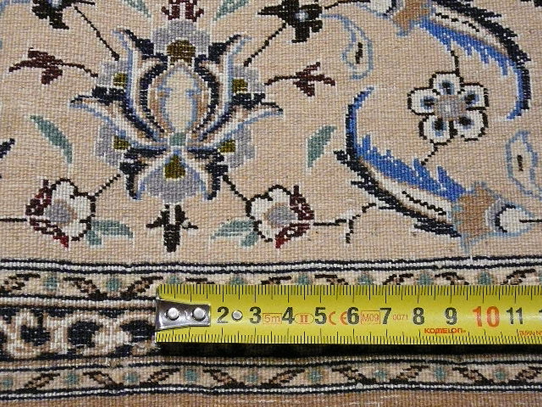 Nain rug 115 x 170 cm, 6la silk, red and navy medallion, 10774 – view 12
