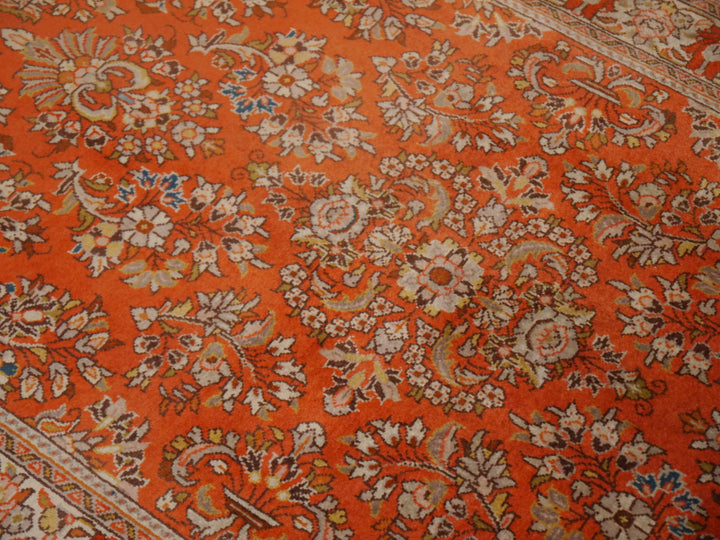 Ghiasabad Sarouk Sherkat Farsh rug 106 x 162 cm, orange and red, 11201 – view 4