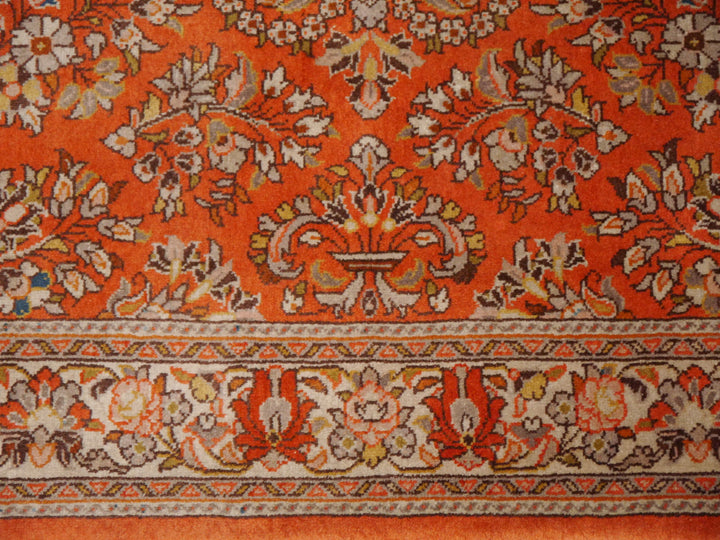 Ghiasabad Sarouk Sherkat Farsh rug 106 x 162 cm, orange and red, 11201 – view 5