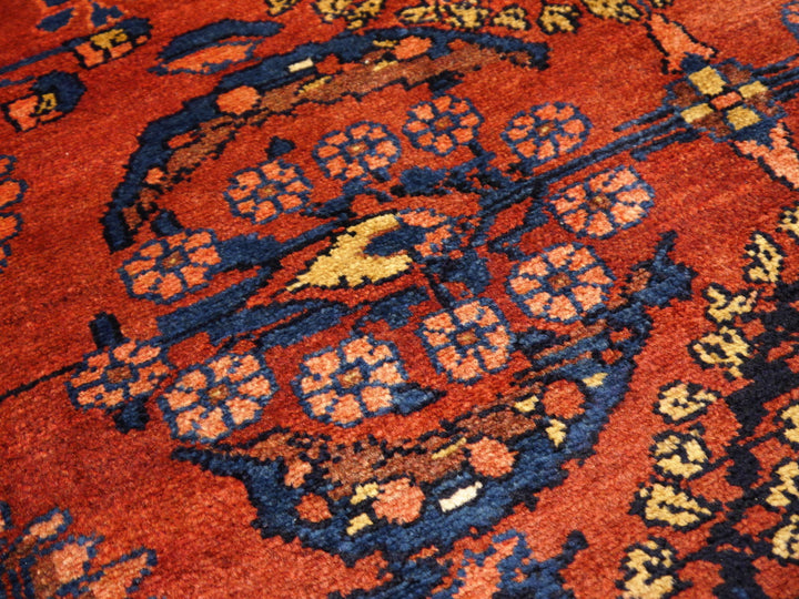 Vintage Malayer Persian rug 158 x 266 cm, red floral, 12208 – view 7