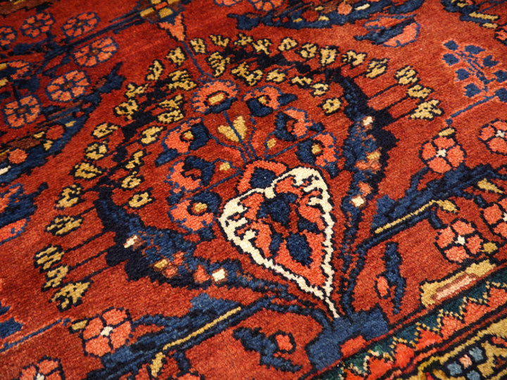 Vintage Malayer Persian rug 158 x 266 cm, red floral, 12208 – view 8