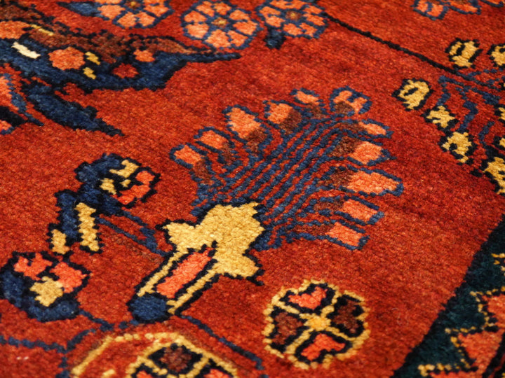 Vintage Malayer Persian rug 158 x 266 cm, red floral, 12208 – view 9