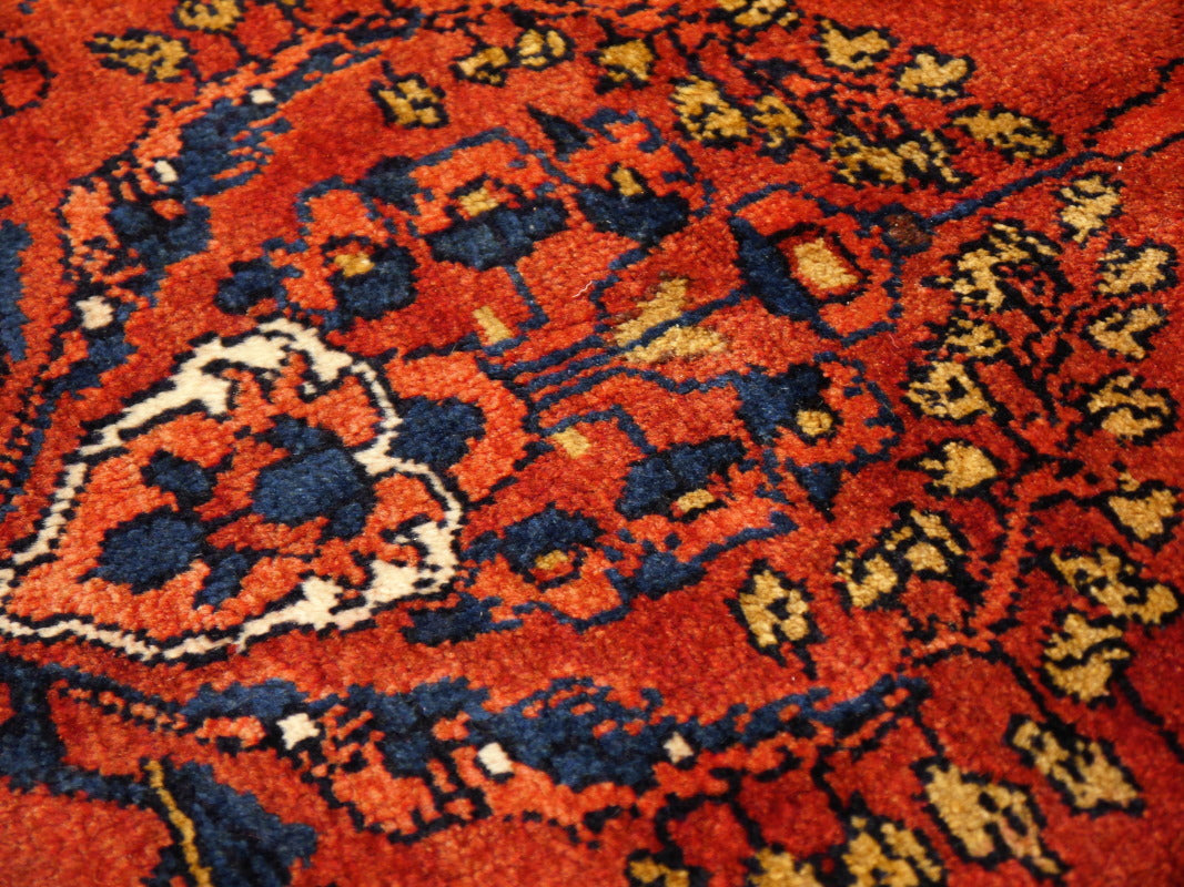 Vintage Malayer Persian rug 158 x 266 cm, red floral, 12208 – view 10