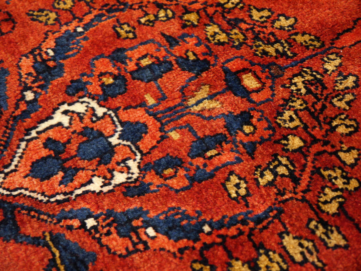 Vintage Malayer Persian rug 158 x 266 cm, red floral, 12208 – view 10