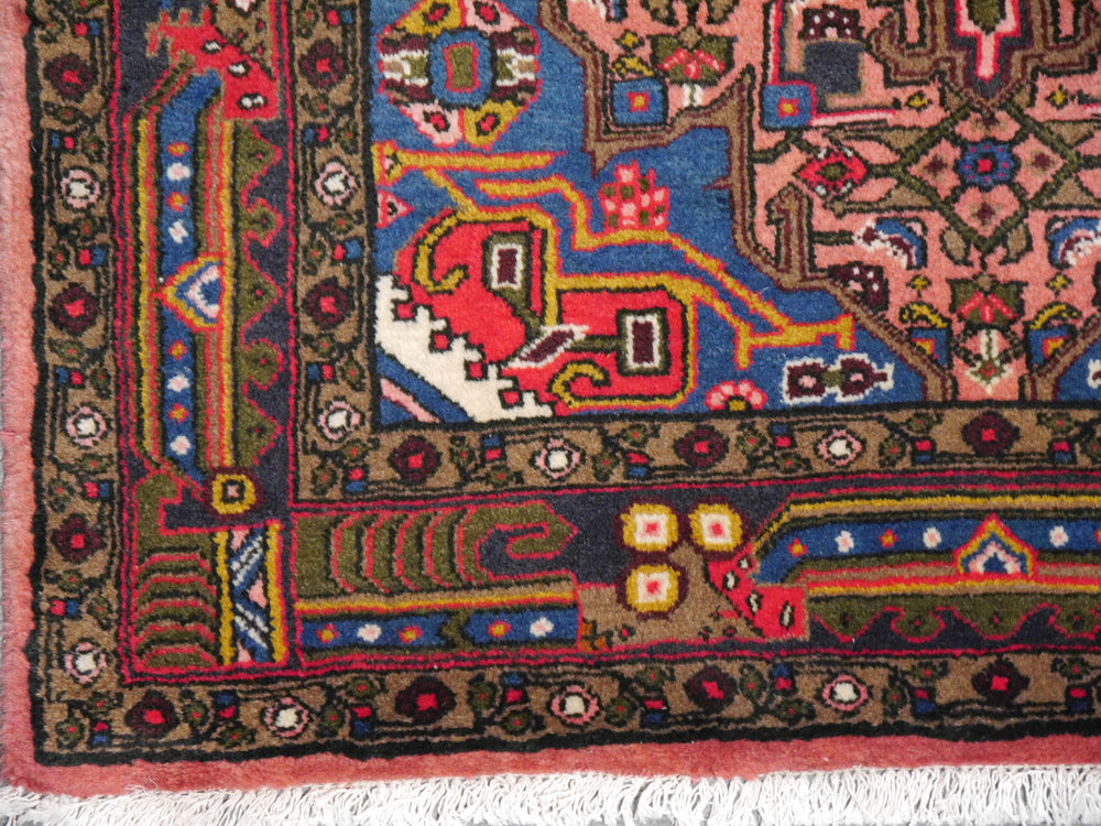 Songhor Koliai Persian rug 103 x 142 cm, rose, vintage, 12645 – view 2
