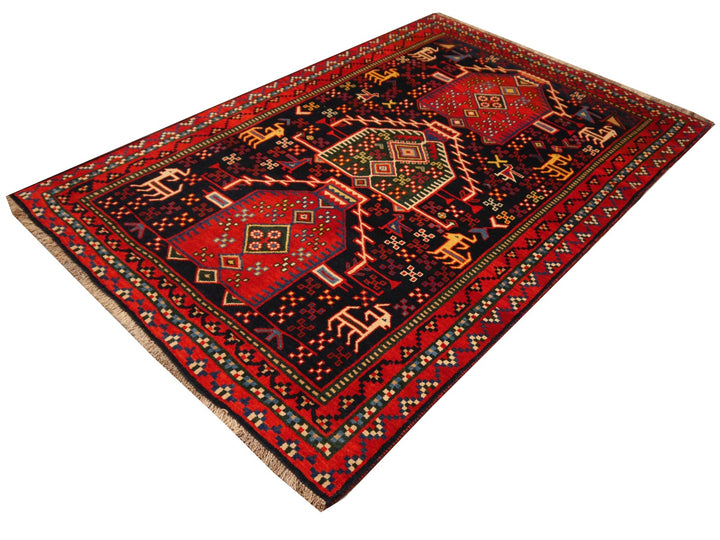 Loribaft Aghamiri Persian tribal rug 13357 — detail 1