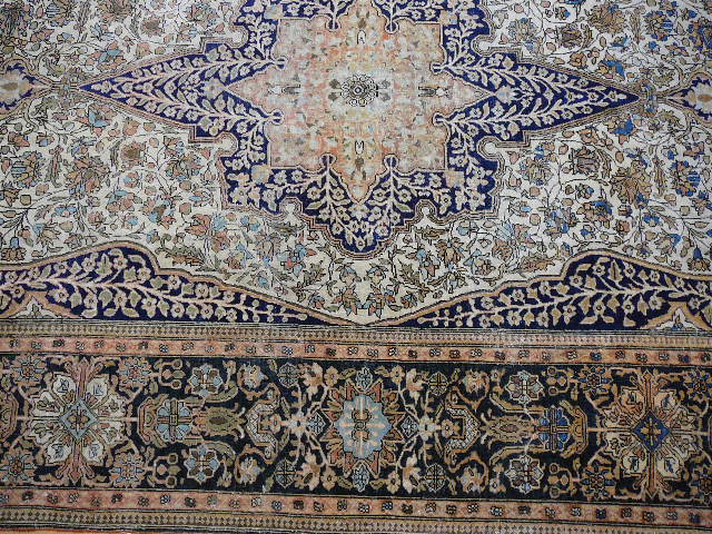Mohtasham Kashan antique fine rug 1875-1900