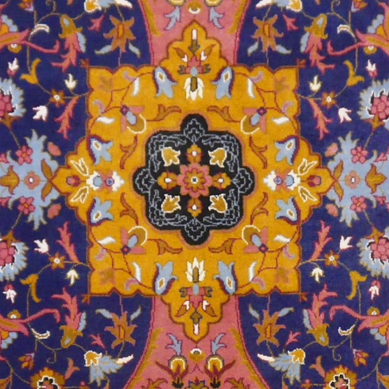 Rug with Petag Tabriz Design 6 x 4 ft hand-knotted