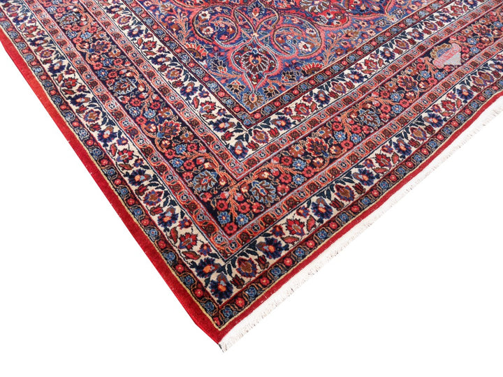 Semi-antique Doroksh Persian rug 14696 — detail 4