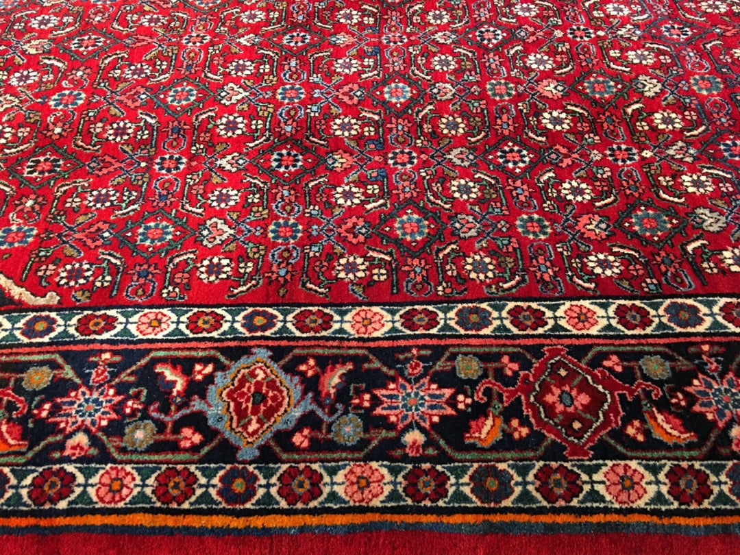 Rosenbidjar Teppich Gesamtansicht – 14764