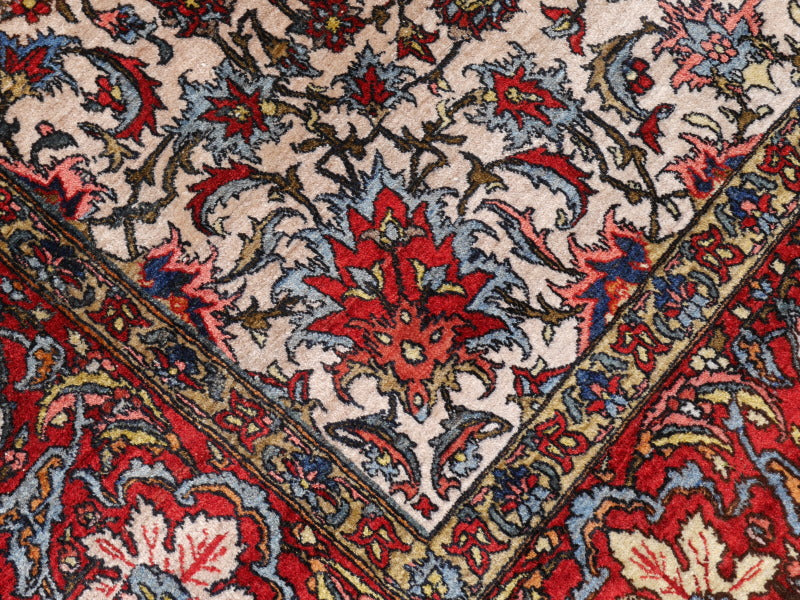 Antique Isfahan Persian rug 14828 — detail 6