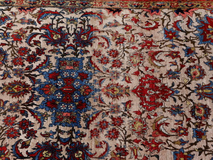 Antique Isfahan Persian rug 14828 — detail 5