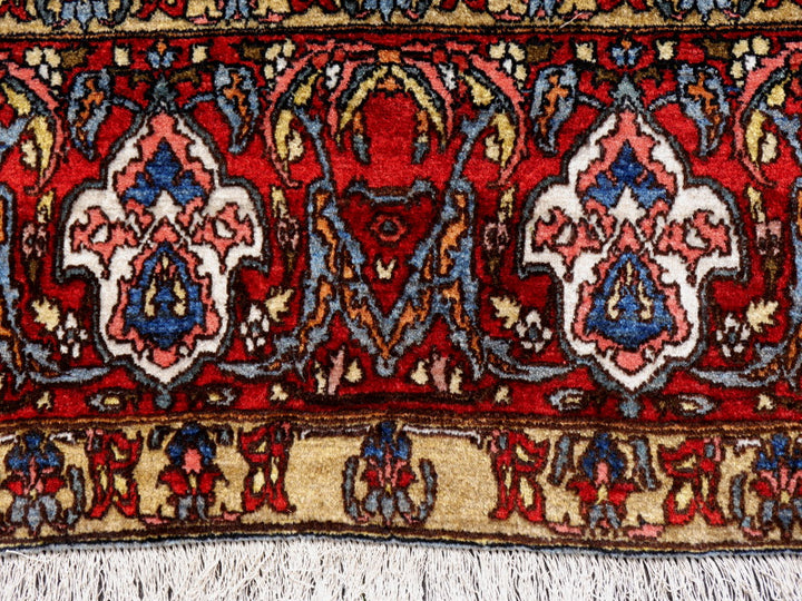 Antique Isfahan Persian rug 14828 — detail 8