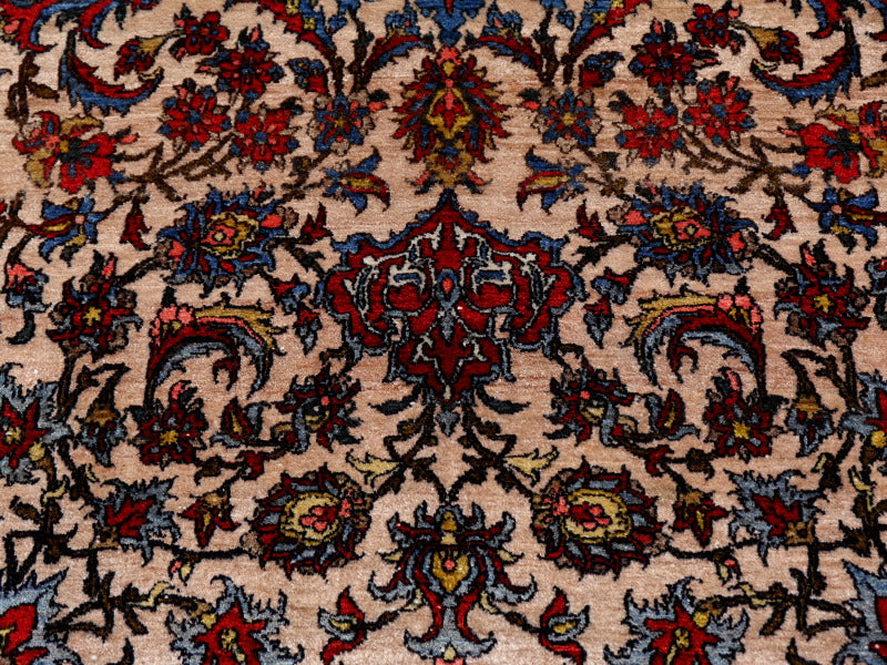 Antique Isfahan Persian rug 14828 — detail 9