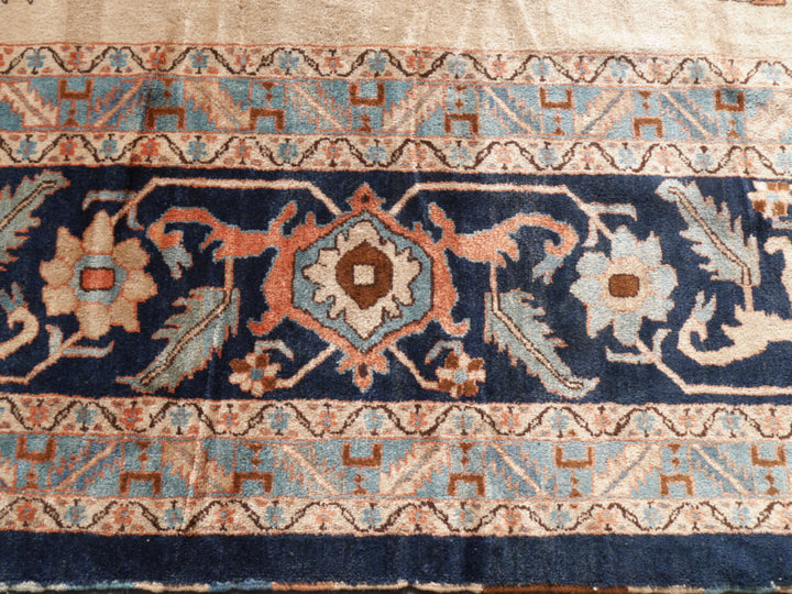 Rug 20 x 16 ft Azeri Heriz vintage hand knotted Djoharian Collection Persian style oversized palace carpet.