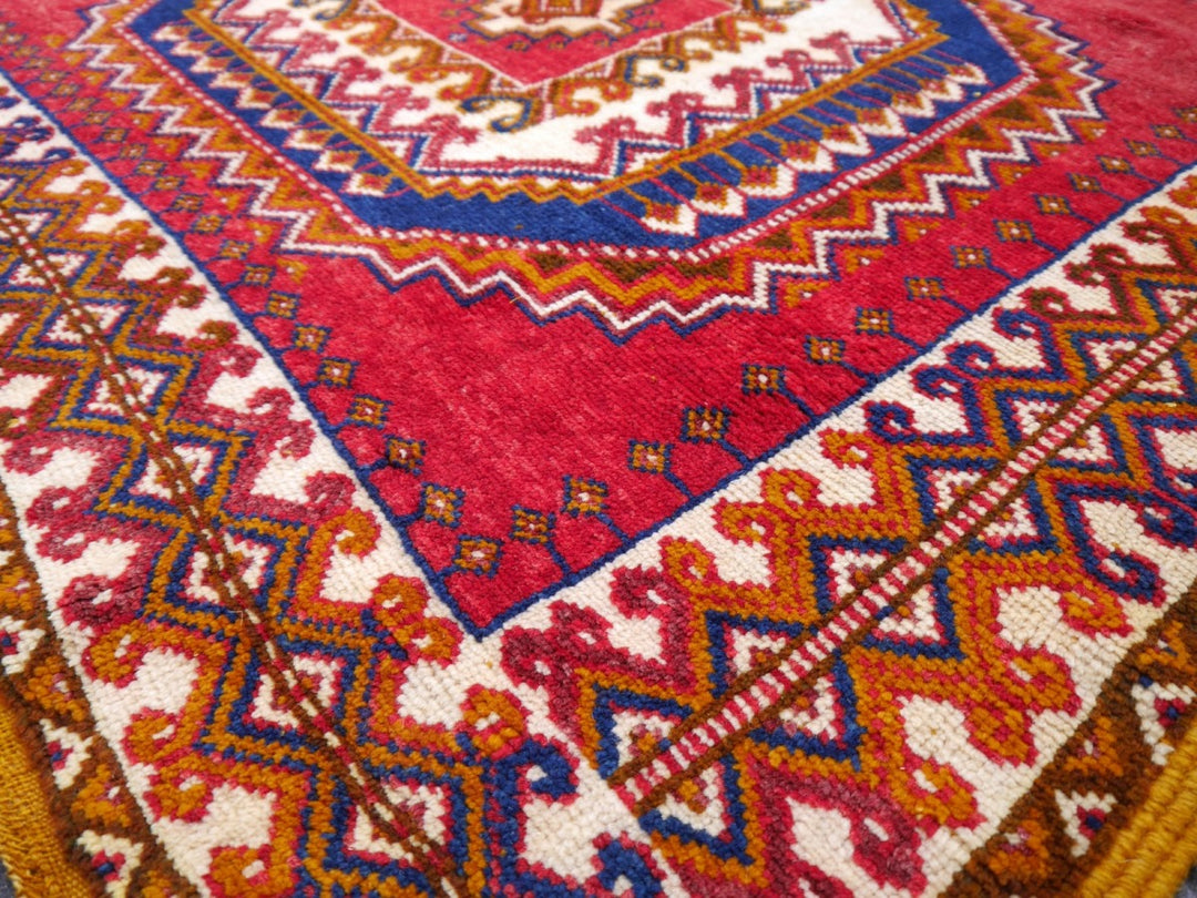 Vintage Taznakht 260×160 – Materialdetail Schurwolle