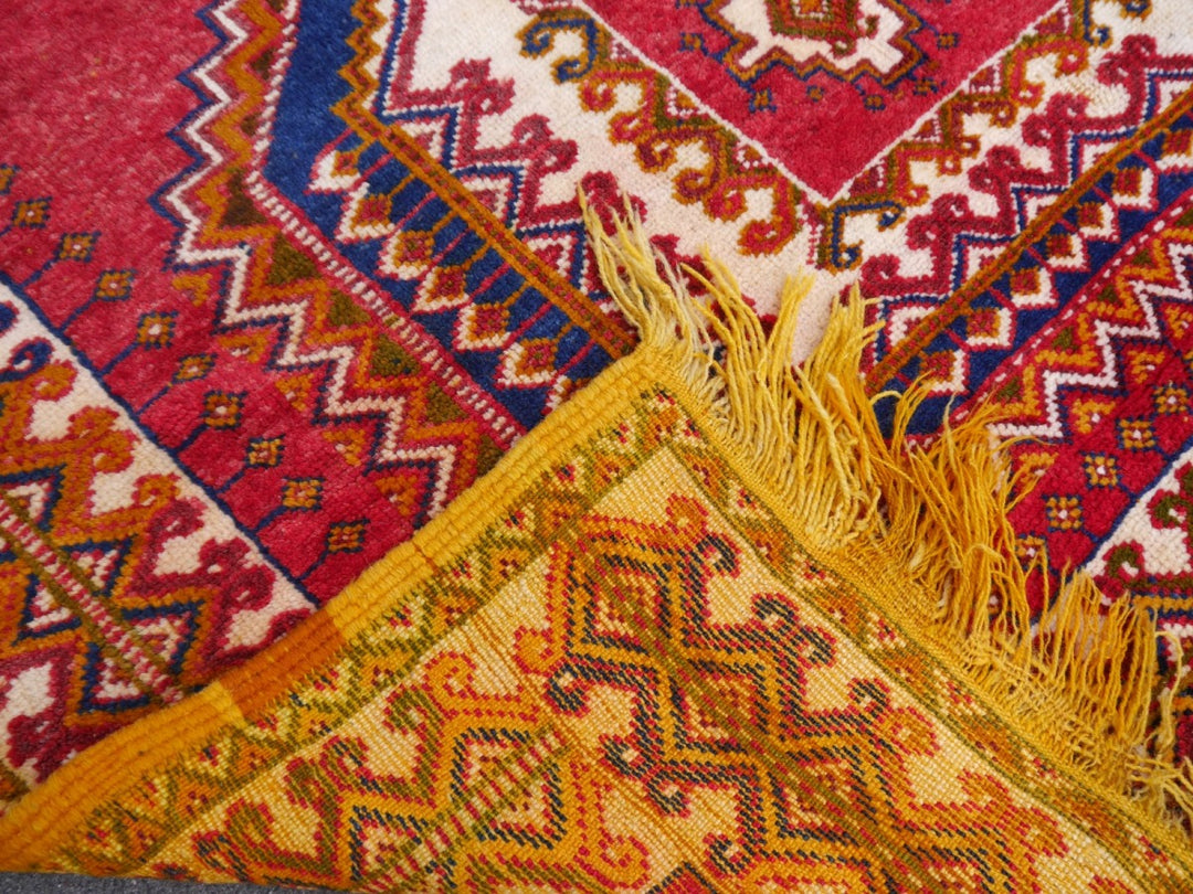 Vintage Südmarokko Berber – Symbol-Detailaufnahme