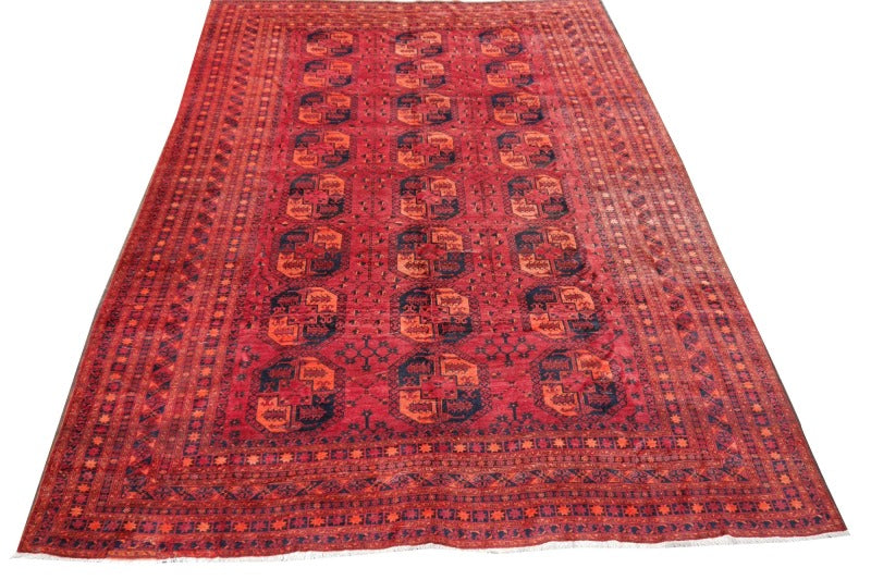Ersari rug vintage 11.2 x 15.5 ft Turkoman 470 x 340 cm 15518