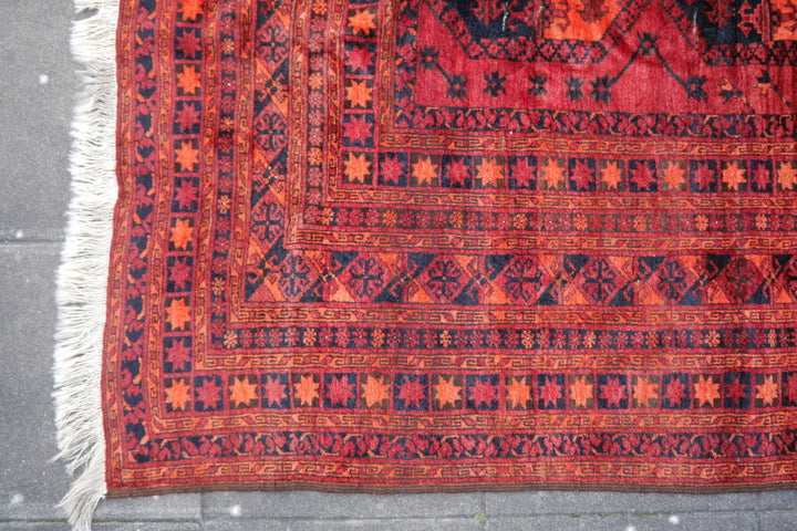 Ersari rug vintage 11.2 x 15.5 ft Turkoman 470 x 340 cm 15518