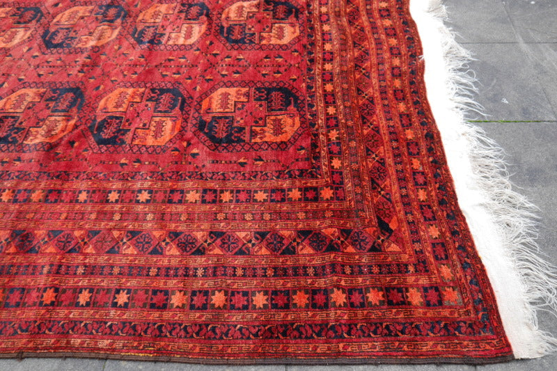 Ersari rug vintage 11.2 x 15.5 ft Turkoman 470 x 340 cm 15518