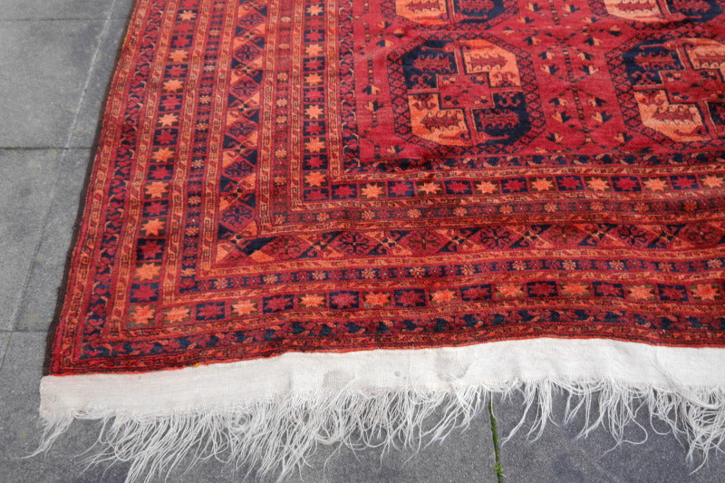 Ersari rug vintage 11.2 x 15.5 ft Turkoman 470 x 340 cm 15518