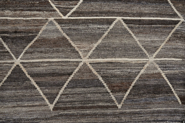 Djoharian Collection Kilim ROXANNE Palatial rug oversize large room size 17 x 12 ft gray brown beige Swedish Scandinavian Style