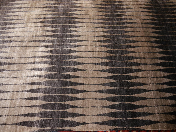 Mystique bamboo-silk designer rug 15751 — detail 4