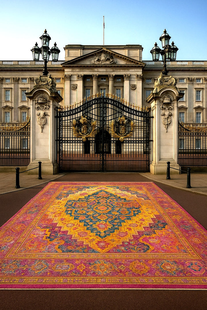 15975 Superior Luxury Rug Heriz, Contemporary Rug in Silk by Djoharian Design