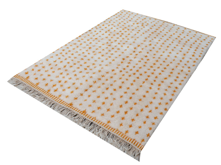 Sabah Beni Ourain Marokko – Detail Merino-Wolle und Florhöhe