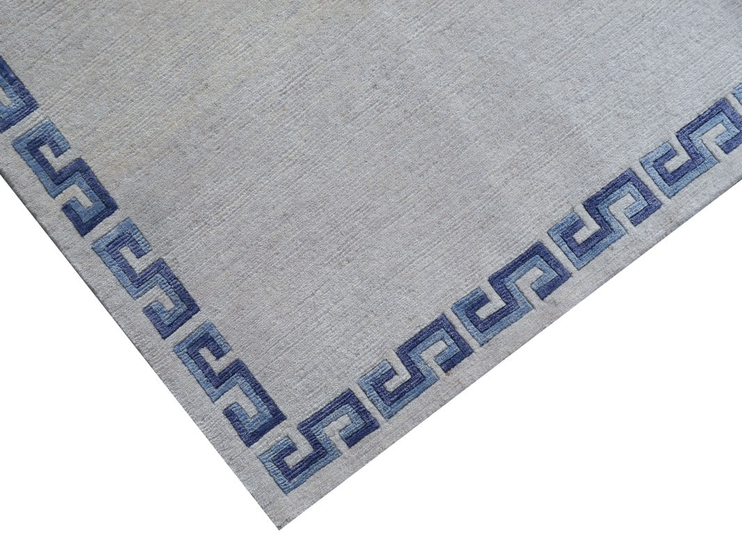 Dragon Rug China Design hand-knotted beige blue