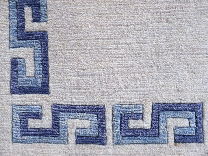Dragon Rug China Design hand-knotted beige blue