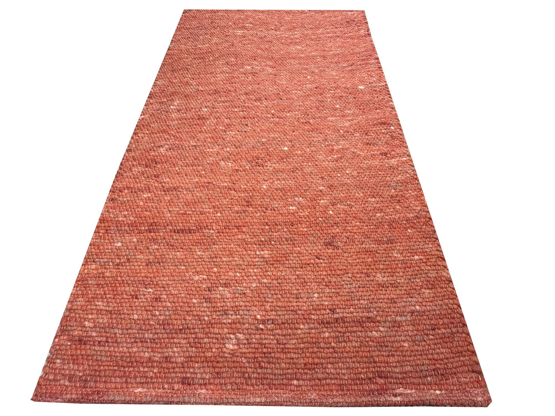 Paulig Salsa Base 113 Flatweave Rug 3 × 6 ft (90 × 180 cm) Wool Red | 16150