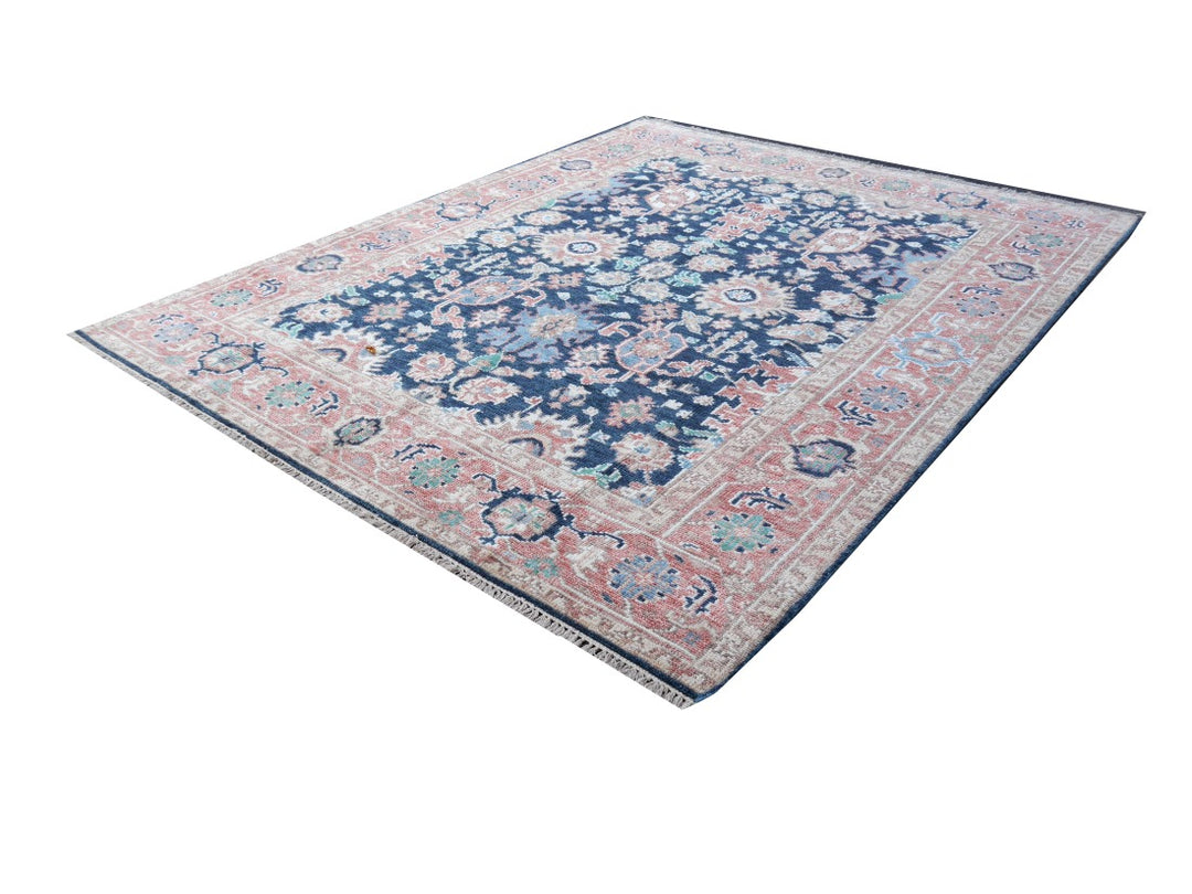The Heriz Collection - this size works great in a dining room, living room or bedroom. Size 8 x 10 ft 300 x 250 cm. Hand-knotted item. 16227