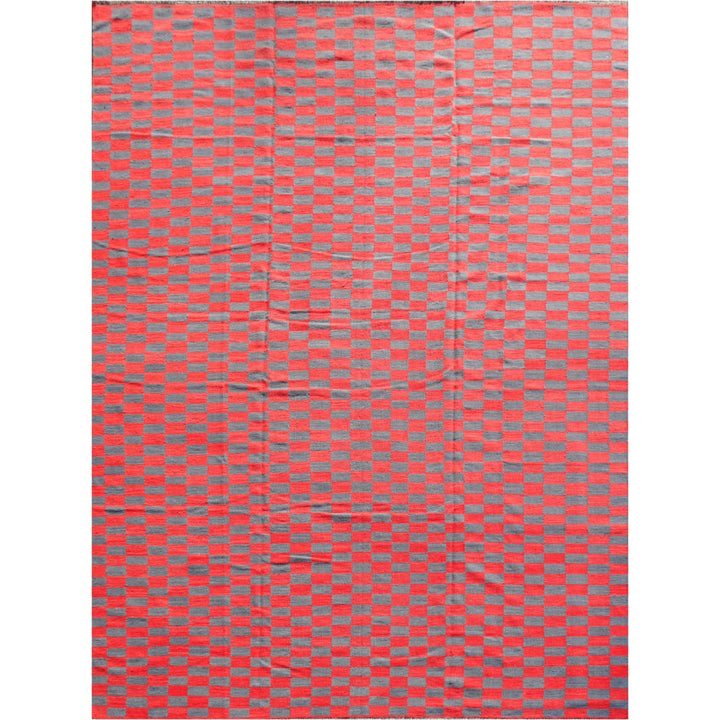 Mazandaran Roxane Kelim 400 × 300 cm Rood Grijs Platgeweven | 16429
