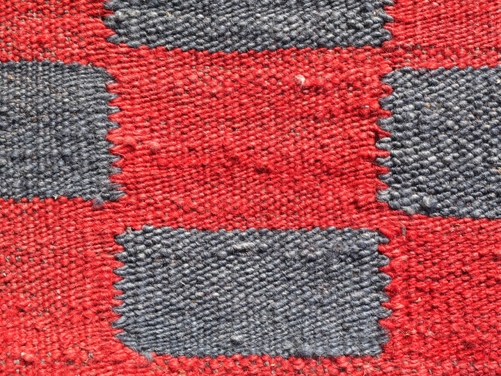 Mazandaran Roxane Kelim 400 × 300 cm Rood Grijs Platgeweven | 16429