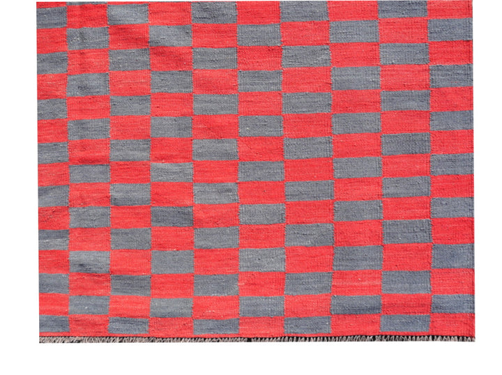 Mazandaran Roxane Kelim 400 × 300 cm Rood Grijs Platgeweven | 16429
