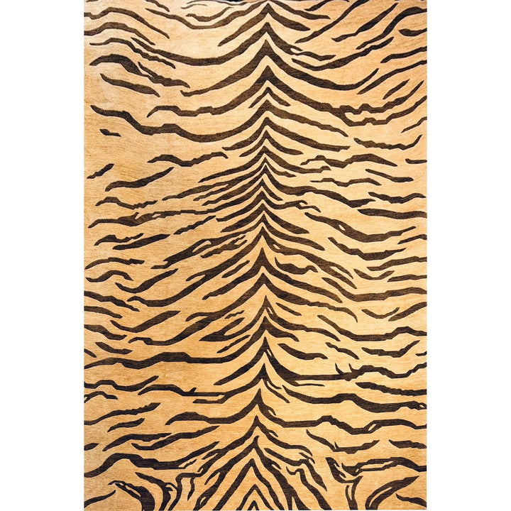 Tibetaans Tijger Vloerkleed Art Deco 350 × 250 cm Beige | 16583