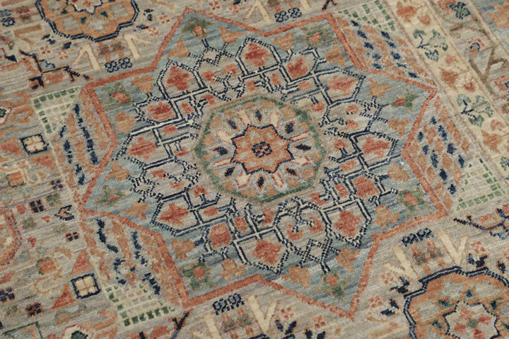 Mamluk rug 476964 — knot density detail on the reverse