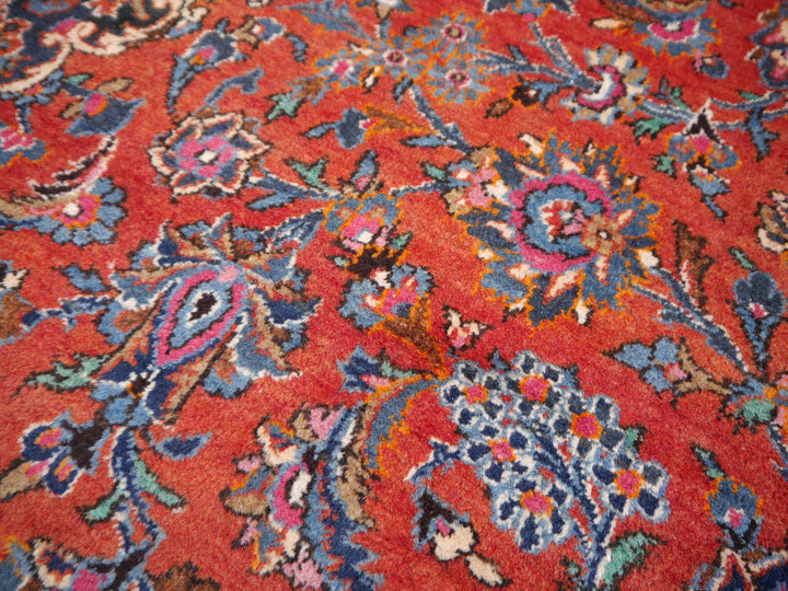 Tapis Kashan palais vintage rouge floral 434 × 317 cm | 14329