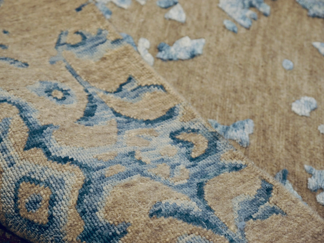 Bidjar Erased wool-silk designer rug 16087 — detail 2