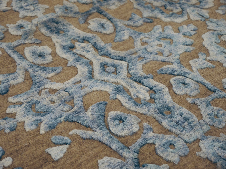 Bidjar Erased wool-silk designer rug 16087 — detail 4