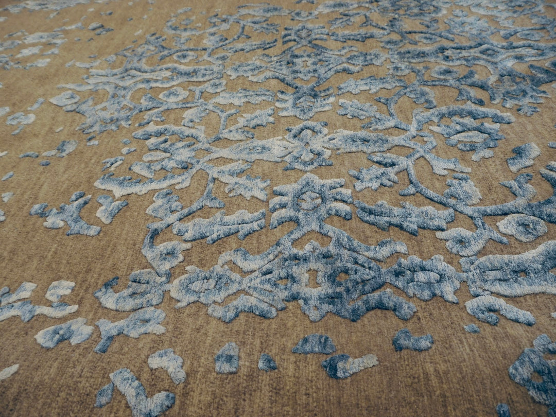 Bidjar Erased wool-silk designer rug 16087 — detail 3