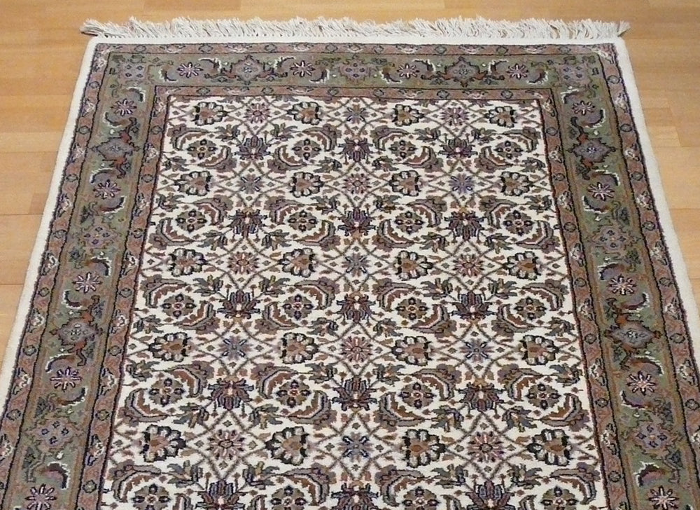 Bidjar Herati rug from India 120 x 180 cm, ivory and sage green, 11610 – view 2