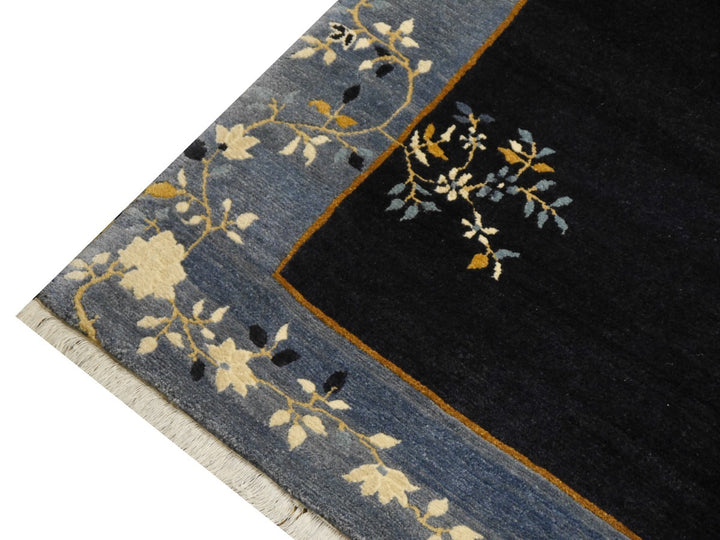 Nepal Peking rug blossom spray detail – 15101