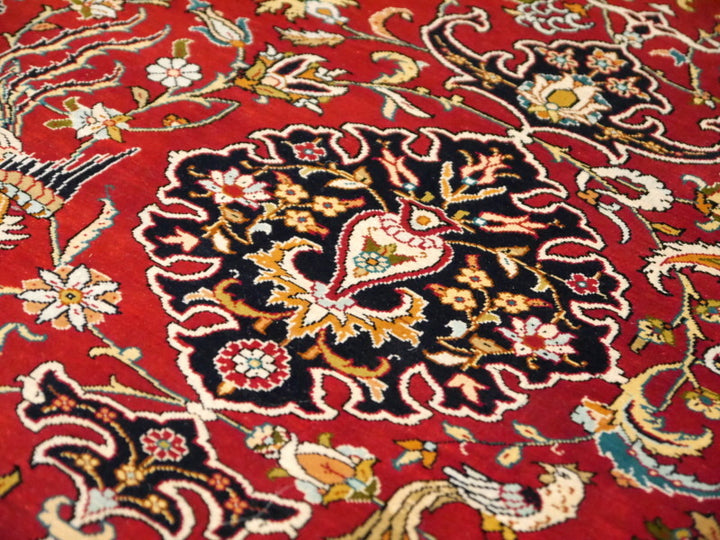 Özipek Hereke silk rug 14279 — detail 07